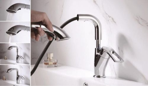 Смеситель Shevanik S5121 на раковину хром - фото 4