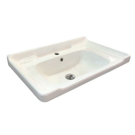 Тумба с раковиной Comforty Рига 00004142215CF 70х50 подвесная цвет коричневый