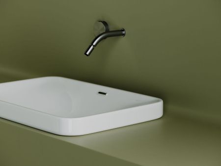 Раковина из сантехнического фарфора Ceramica Nova ELEMENT CN5041 60х40 встраиваемая цвет белый без отверстий под смеситель