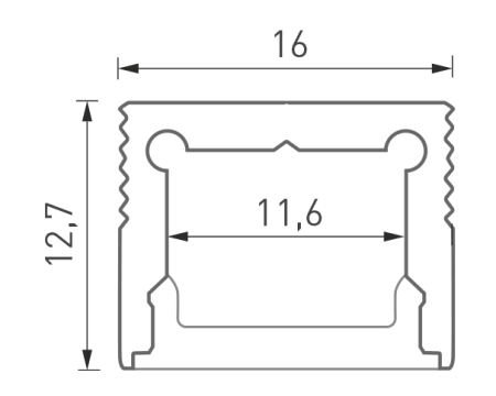 Алюминиевый профиль Designled LS 00-00010363