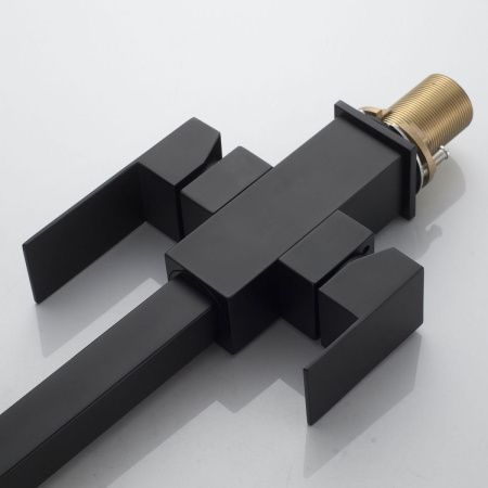 Смеситель для кухни Shevanik S148H на мойку черный