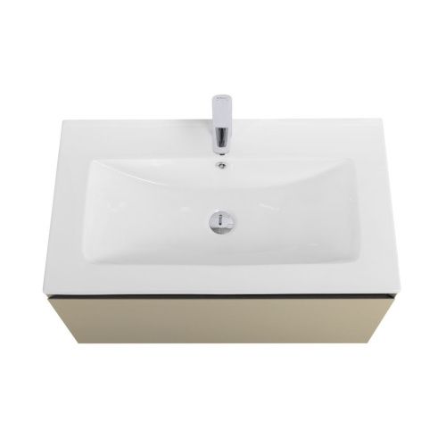 Тумба под раковину Art&Max Latina AM-Latina-800-1C-SO-BGM 80х50 подвесная цвет бежевый - фото 4