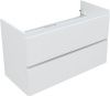 Тумба под раковину Aquanet Эмбер 00330469 100х40 подвесная цвет белый