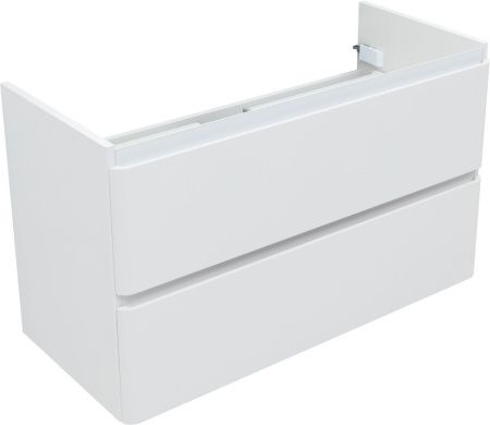 Тумба под раковину Aquanet Эмбер 00330469 100х40 подвесная цвет белый