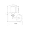 Бра Vele Luce Lotus (Лотус) VL1053W01