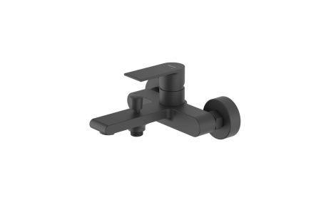 Смеситель для ванны Aquatek ЛИРА AQ1440MB настенный черный