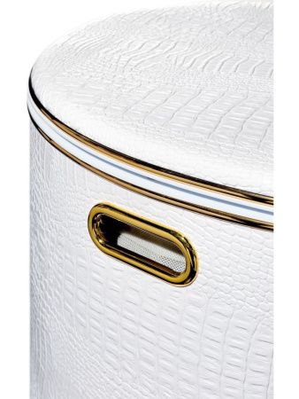 Корзина для белья Geralis Croco KWG-O