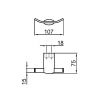 Крючок Webert Aria AI500401015