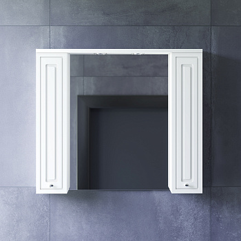 Зеркало-шкаф Damixa Palace One M41MPX0851WG 85х19х75 подвесной цвет белый глянцевый Зеркало-шкаф Damixa Palace One M41MPX0851WG 85х19х75 подвесной цвет белый глянцевый