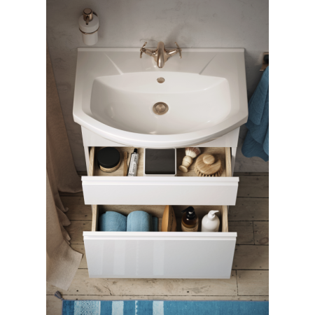 Тумба под раковину Aqwella Y ROD01072N 70х30 напольная цвет белый