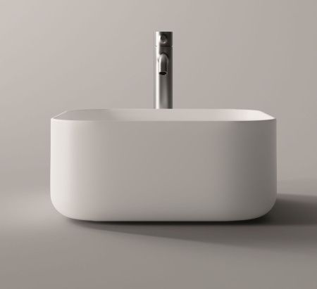 Раковина керамическая Alice Unica 32170101 40х40 накладная цвет белый