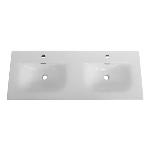 Раковина керамическая Cezares MOLVENO CZR-8099-120-2 121х46 подвесная цвет белый глянцевый - фото 2