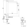 Смеситель Gattoni CIRCLE TWO 9148/91C0 на раковину хром