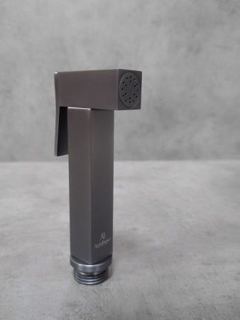 Гигиеническая лейка AltroBagno BM AltroBagnoBS060213GM цвет оружейная сталь