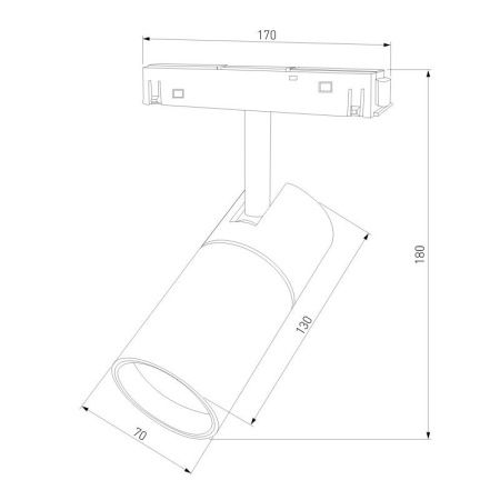 Трековый светильник Elektrostandard Slim Magnetic (Слим Магнетиц) 4690389178894