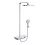 Душевая стойка Bravat Cobble F6389423CP-A1-ENG настенная цвет хром с термостатом