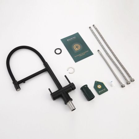 Смеситель для кухни Splenka S70 S70.63.06 на мойку черный