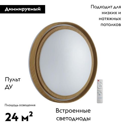 Настенно-потолочный светильник Sonex Rux wood (Рукс воод) 7640/EL - фото 2