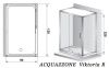 Душевая кабина Acquazzone Viktoria 120SL-R с паром 120х90 прямоугольная с крышей ориентация правая