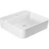 Раковина керамическая Allen Brau Liberty 4.32014.20 50х50 накладная цвет белый 1 отверстие под смеситель