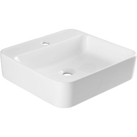 Раковина керамическая Allen Brau Liberty 4.32014.20 50х50 накладная цвет белый 1 отверстие под смеситель