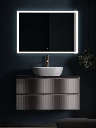 Тумба под раковину Sancos SNOB R SNR100SM 100х40 подвесная цвет бежевый