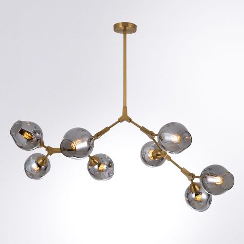 Люстра на штанге Arte Lamp Yuka (Ыука) A4103SP-8PB - фото 2
