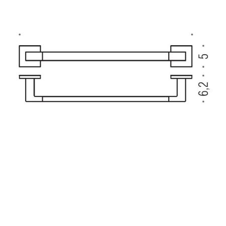 Полотенцедержатель Colombo Basic B3709.CR
