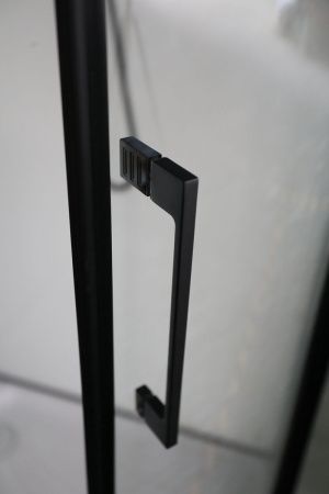 Душевой уголок Cerutti SPA VIVA90B N 90х90 стекло прозрачное профиль черный без поддона