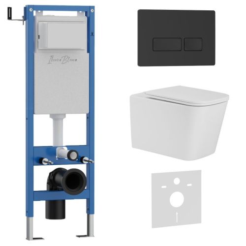 Комплект унитаз с инталляцией и клавишей смыва Iberica Blanca TOLEDO ALTO IB.001M.TLA.234.212 - фото 2