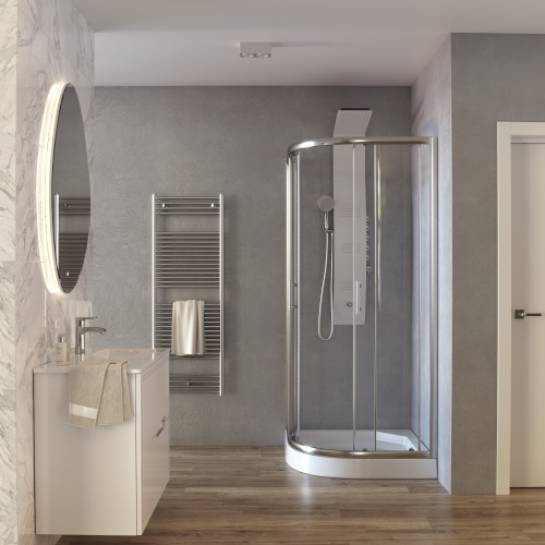 Душевой уголок Taliente TA-09091-1CP 90х90 стекло прозрачное 6 мм - фото 3