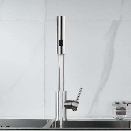 Смеситель для кухни Raffine F203L на мойку сатин