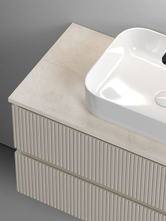 Тумба под раковину Sancos SNOB T SNT100CE 100х40 подвесная цвет бежевый