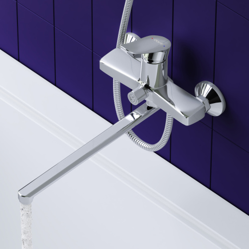 Смеситель для ванны и душа Dorff Ultra D5095000 настенный хром без термостата - фото 3