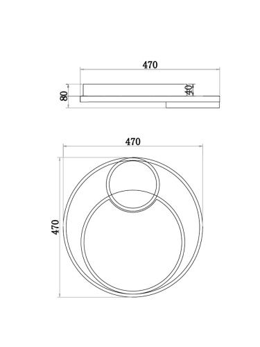 Светильник потолочный Freya Nation Market FR10028CL-L80B - фото 3