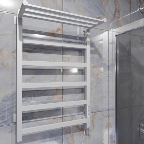 Полотенцесушитель Altasan ПарусПроф ПарусПроф8050ПБМ подвесной 53х80 электрический белый матовый - фото 3