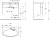 Тумба под раковину Kerama Marazzi AMAREMARE RV.80\WHT.M 80х40 подвесная цвет белый