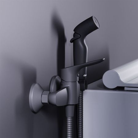 Смеситель для душа Damixa Jupiter 778000300 настенный черный