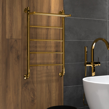 Полотенцесушитель Indigo Line LLSHW80-50GDPK3 53х79 водяной золото