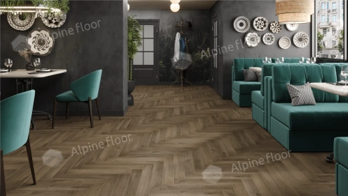 Ламинат Alpine Floor Herringbone 8 Pro New LF102-11 Дуб Анжу толщина 0.8 см 33 класс 606х101 - фото 3