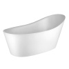 Ванна из литьевого мрамора Gessi Total Look 45925#521 180х80 отдельностоящая овальная