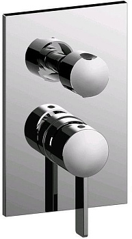 Смеситель для душа Paffoni Rock RO018CR/M встраиваемый в стену хром без термостата
