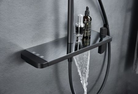 Душевая стойка Savol SK-H3145H настенная цвет черный