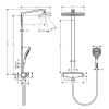 Душевая стойка Hansgrohe Raindance E 27286000 настенная цвет хром с термостатом