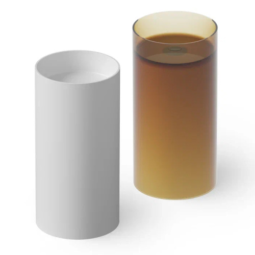 Раковина керамическая Dea Design Pedestal Basin DD2012 400 18 40х40 напольная цвет белый без отверстий под смеситель - фото 2