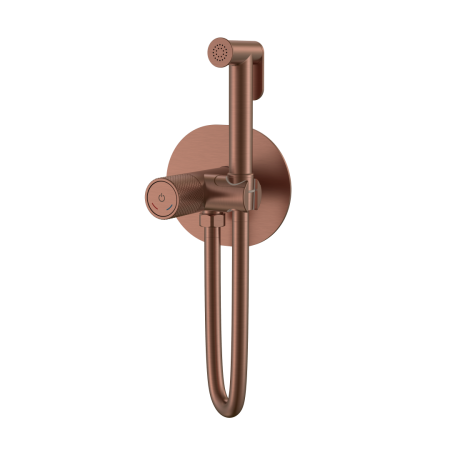 Гигиенический душ со смесителем Boheme Tech 157-BRB бронза брашированная