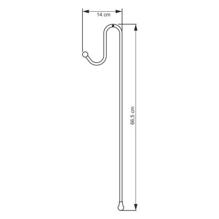 Держатель полок WasserKRAFT 1122