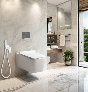 Унитаз подвесной Cerutti SPA CT10583 белый с сиденьем микролифт безободковый смыв торнадо