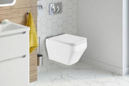 Унитаз подвесной WeltWasser 10000011134 белый с сиденьем микролифт безободковый смыв торнадо