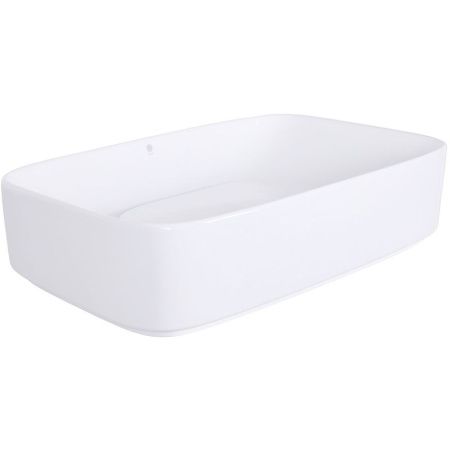 Раковина из сантехнического фарфора Orange B07-600W 60х40 накладная цвет белый